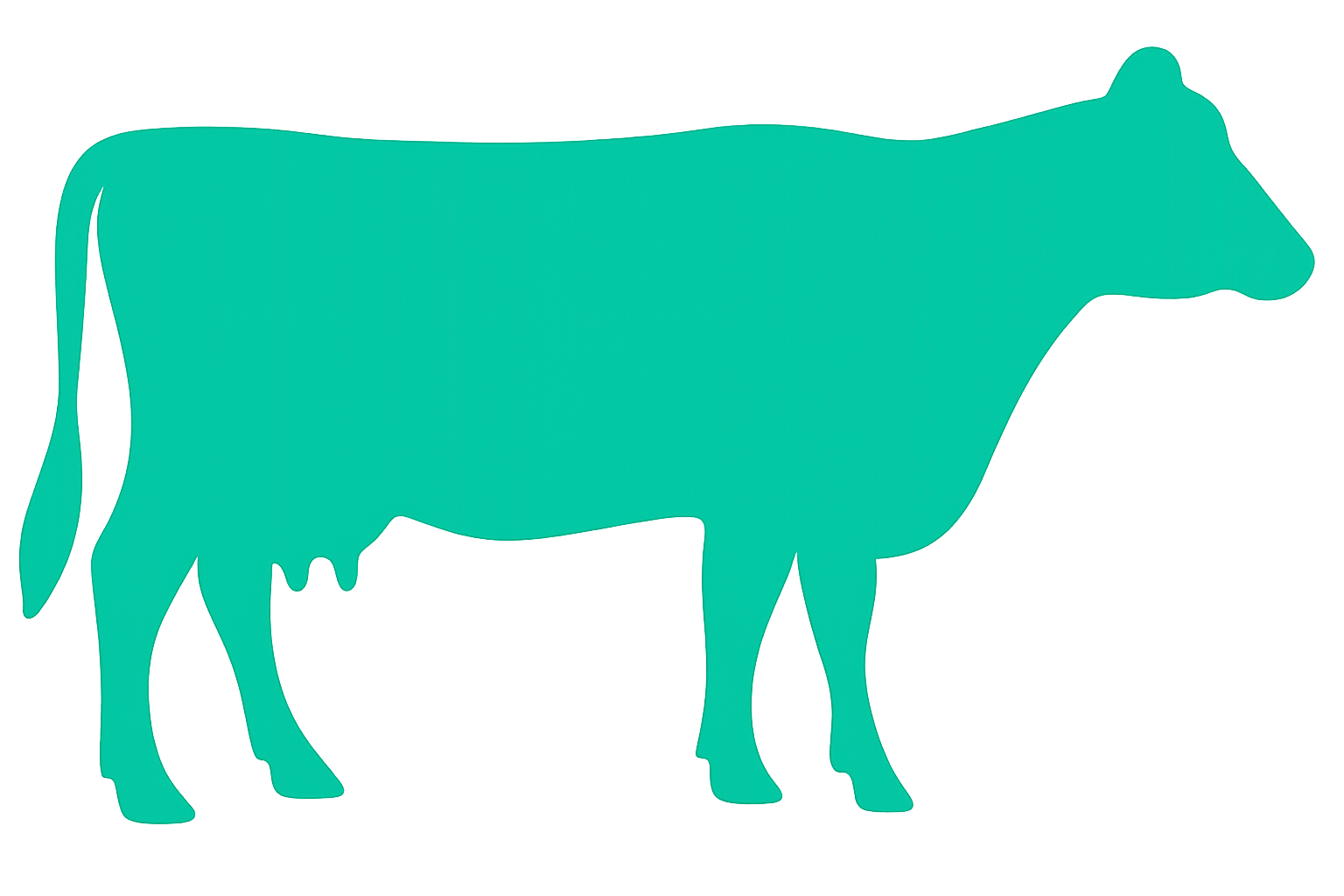 Cow silhouette